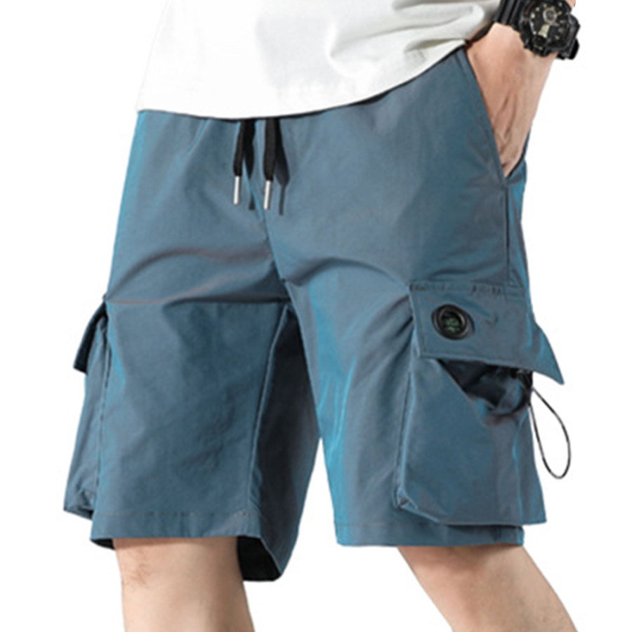 

Men's Outdoor Fluorescent Color Sports Casual Shorts
