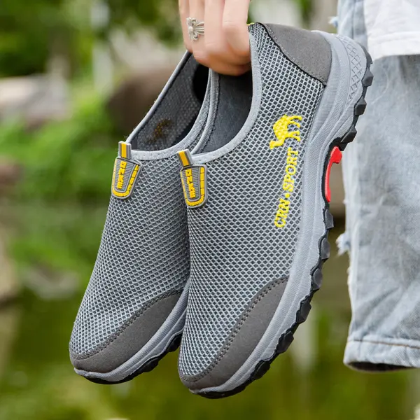 Men's Outdoor Mesh Hollow Sports Shoes - Kalesafe.com 