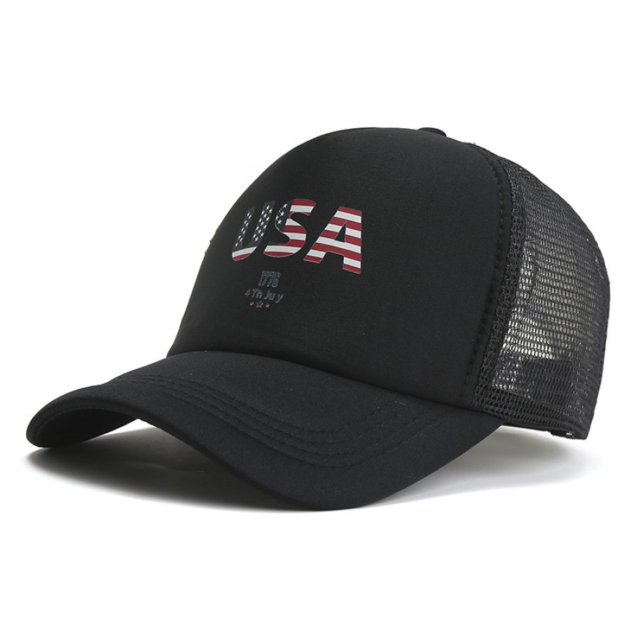 

Gorra De Béisbol Transpirable De Malla De EE. UU. Para Exteriores Para Hombre