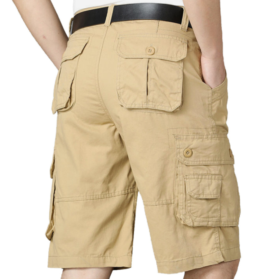 

Plus Size Men's Outdoor Multi-pocket Cargo Casual Shorts