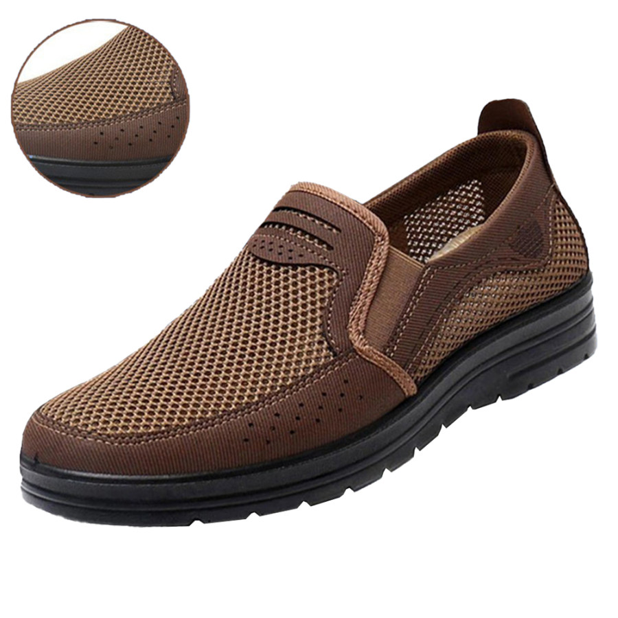 

Zapatos Casuales De Costura De Malla Para Exteriores Para Hombres