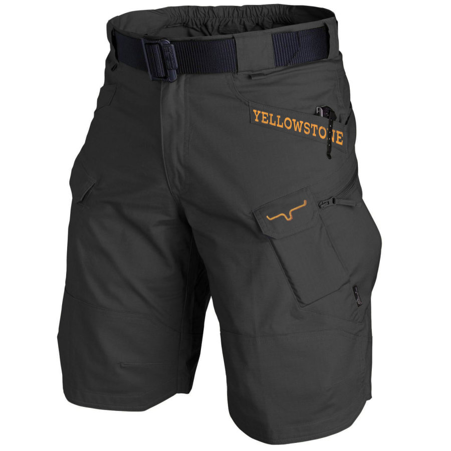 

Herren Vintage Yellowstone Multifunktionale Taktische Outdoor-Shorts