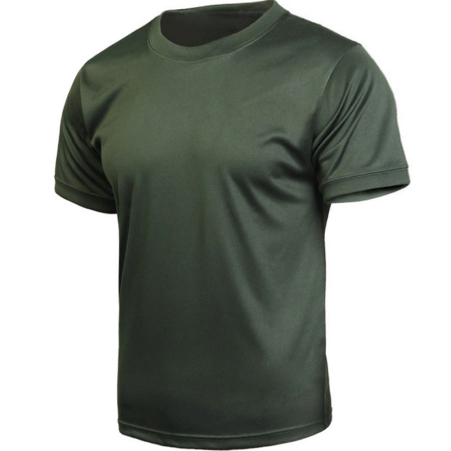 

Men's Outdoor Tactical Quick-drying Short-sleeved Sweat-wicking Breathable Training Shirt