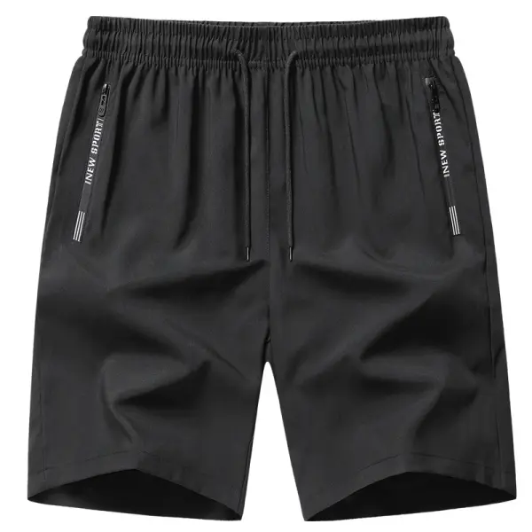 Men's Outdoor Casual Shorts Thin Ice Silk Quick-drying Shorts 5 Inch Inseam Shorts - Kalesafe.com 