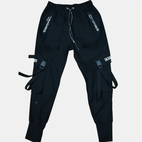 Multi-pocket Webbing Cargo Pants - Kalesafe.com 