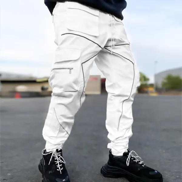 Multiple Pockets Baggy Cargo Pants - Honeylop.chimpone.com 