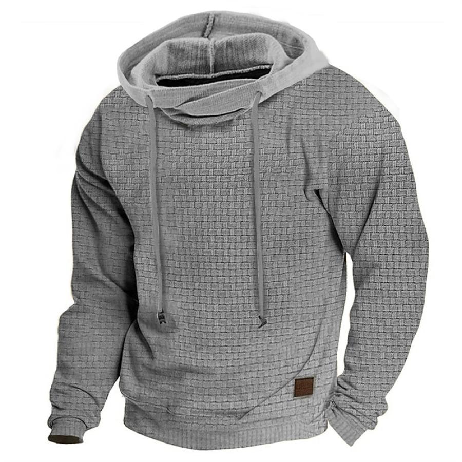 

Sweat à Capuche Pour Hommes Sports De Plein Air Couleur Unie Manches Longues Quotidien Hauts Abricot