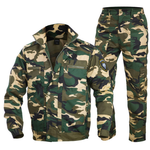 Men's outdoor camouflage suit overalls
