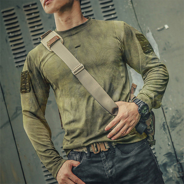 Men's outdoor breathable tactical t-shirt