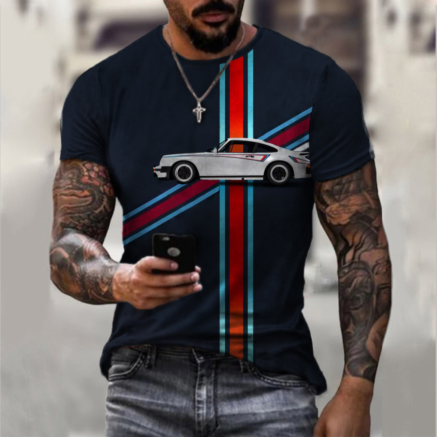 

Men's Sports Car Retro T-shirt
