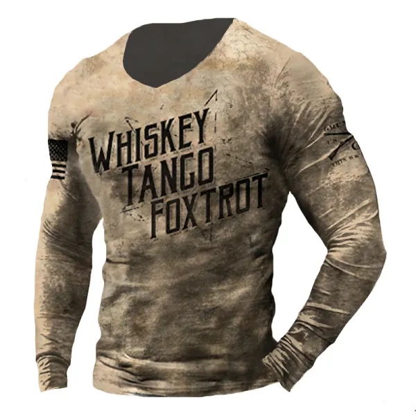 Men's Outdoor Tactical Print Long-sleeved T-shirt - Styletaken.chimpone.com 