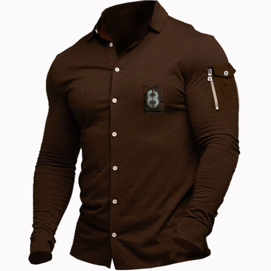 

Men's Outdoor Tactical Long-sleeved Stretch Shirt