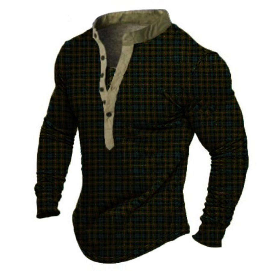 

Outerdoor Plaid Casual T-shirt