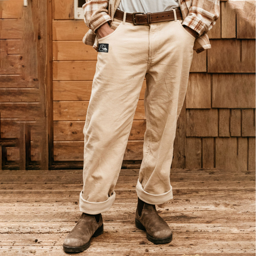 

Men's Casual Vintage Corduroy Trousers