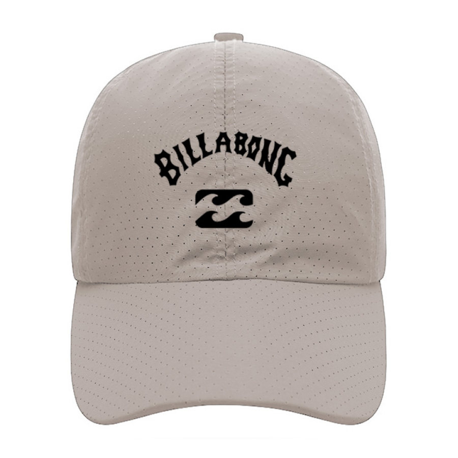 

Casquette Billabong évacuant L'humidité En Maille Respirante Couleur Unie Casquette Sport Chapeau De Soleil