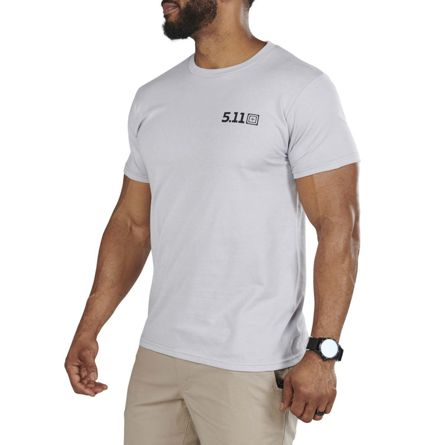 

511 Taktisches Baumwoll-T-Shirt Für Herren Outdoor Lässig Rundhalsausschnitt Täglich Kurzärmelig
