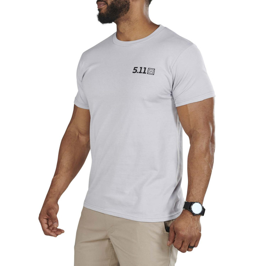 

511 T-shirt In Cotone Tattico T-shirt A Maniche Corte Da Uomo Casual Da Esterno Con Girocollo