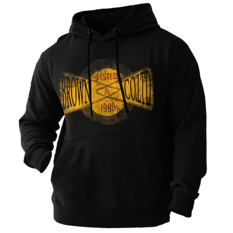 

Men's Motorcycle Oil Graphic Print Hoodie Comfortable Casual Tops Road Trip Outdoors