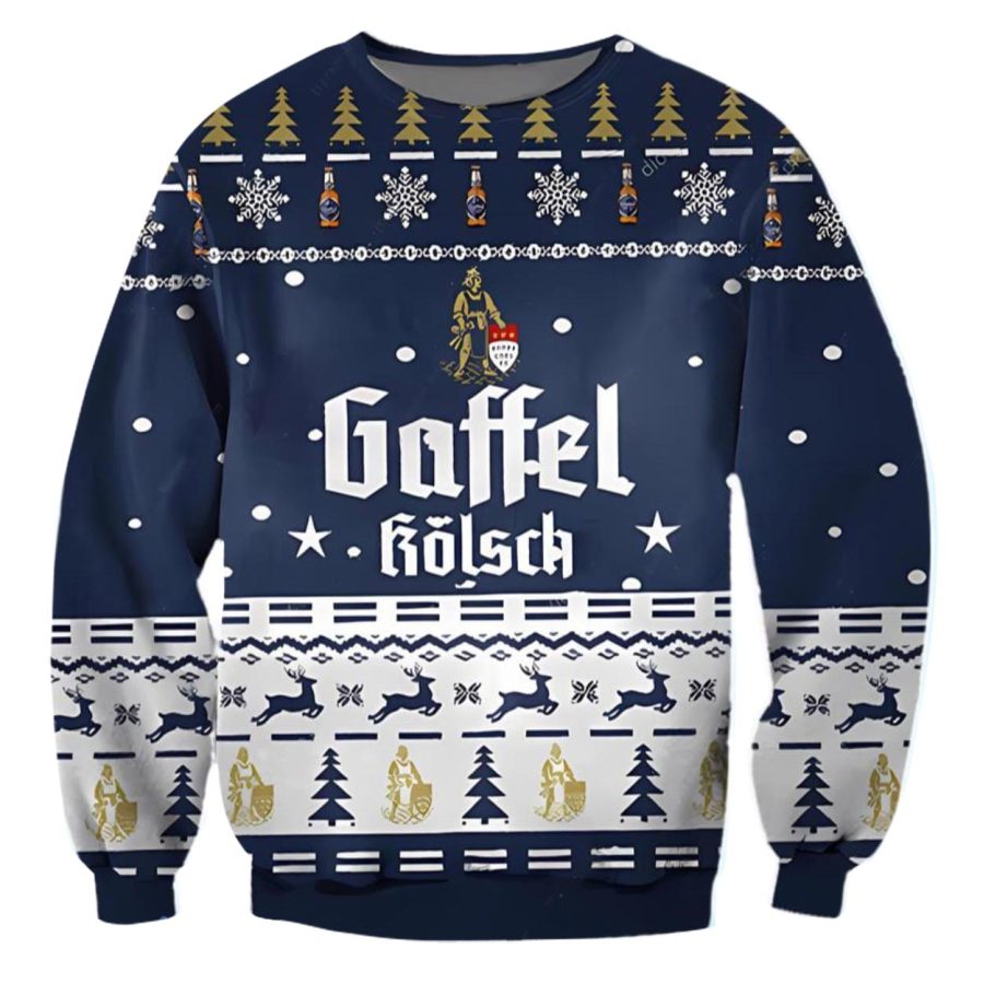 

Sweat-shirt De Noël Moche Imprimé 3D Gaffel Kolsch Beer Pour Hommes