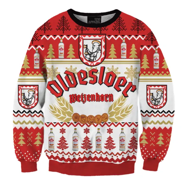 Unisex Oldesloer 3D Ugly Christmas Sweater - Cotosen.com