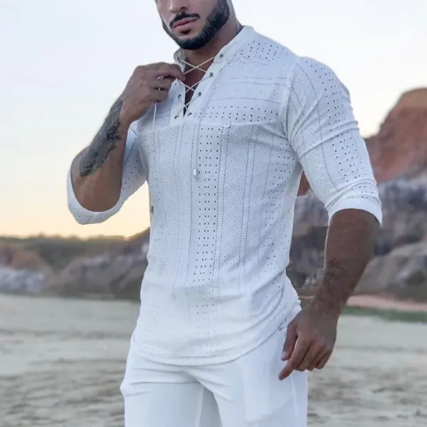 Men's casual fashion long-sleeved T-shirt TT226 - Leanarea.chimpone.com 