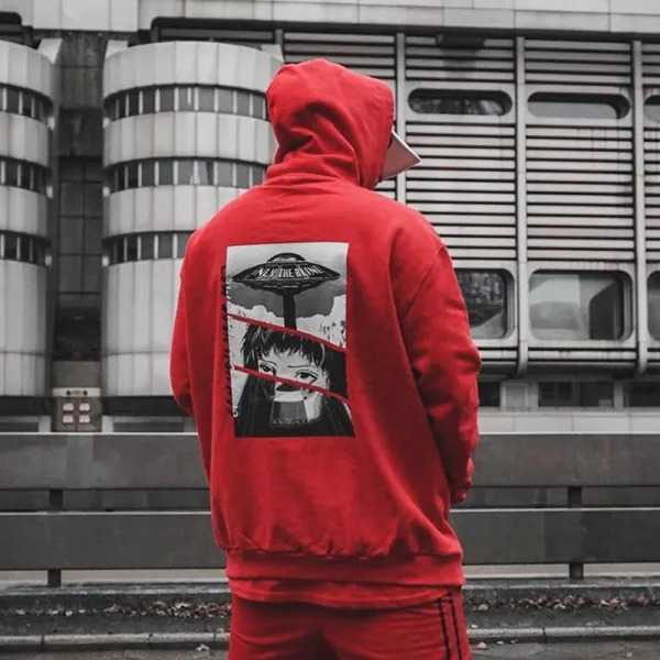 Men's casual fashion printed hooded sweater TT228 - Leanarea.chimpone.com 