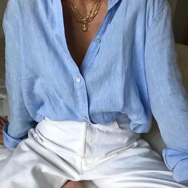 Fashionable simple casual shirt - Leanarea.chimpone.com 