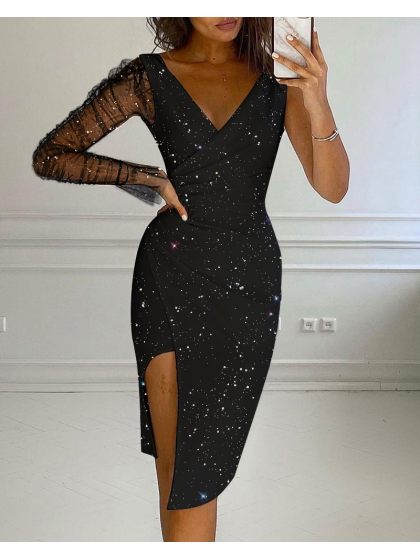 Women's Gauze Sheath Dress