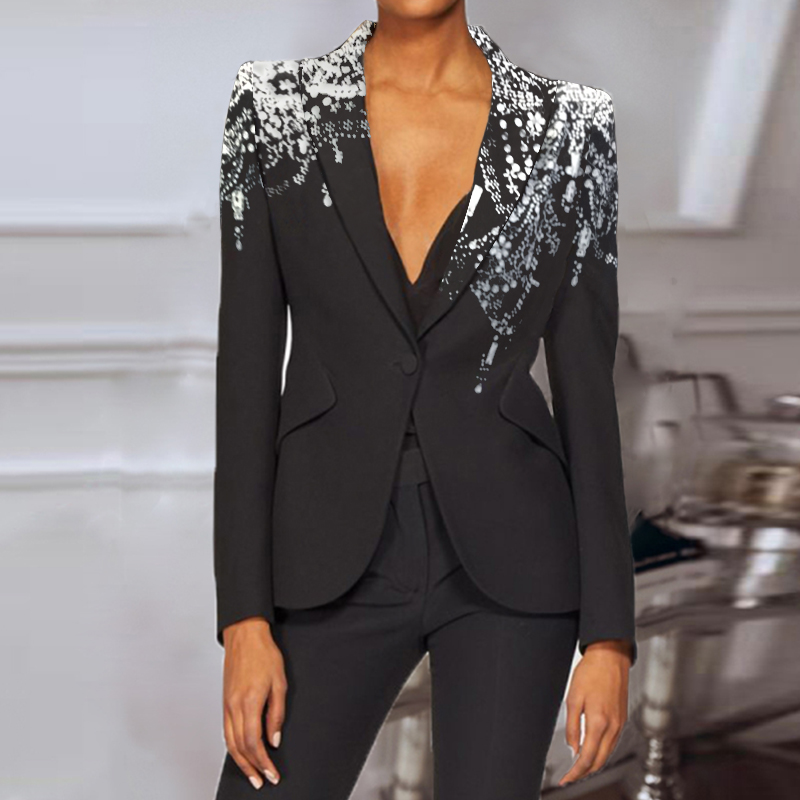 Fashion All match Personality Blazer
