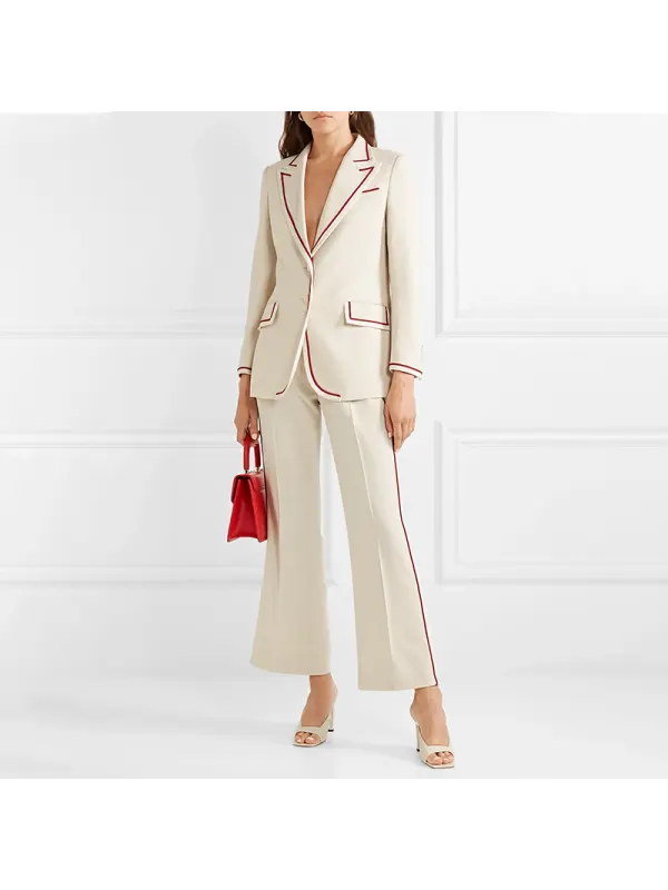Women's White Suit Suit - Ininrubyclub.com 