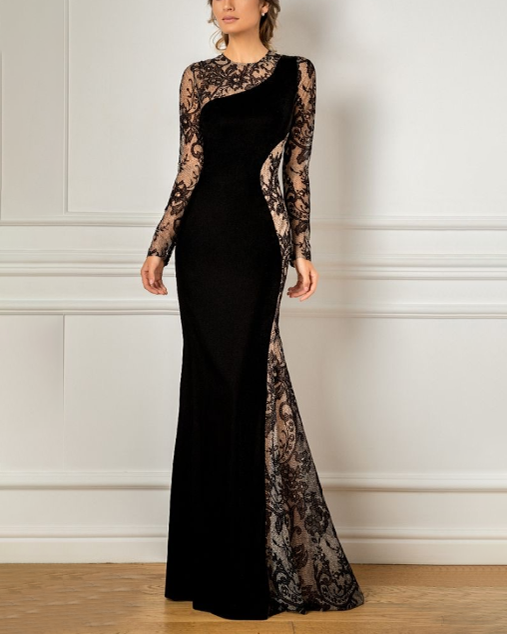 Women's Dress In Contrasting Colors