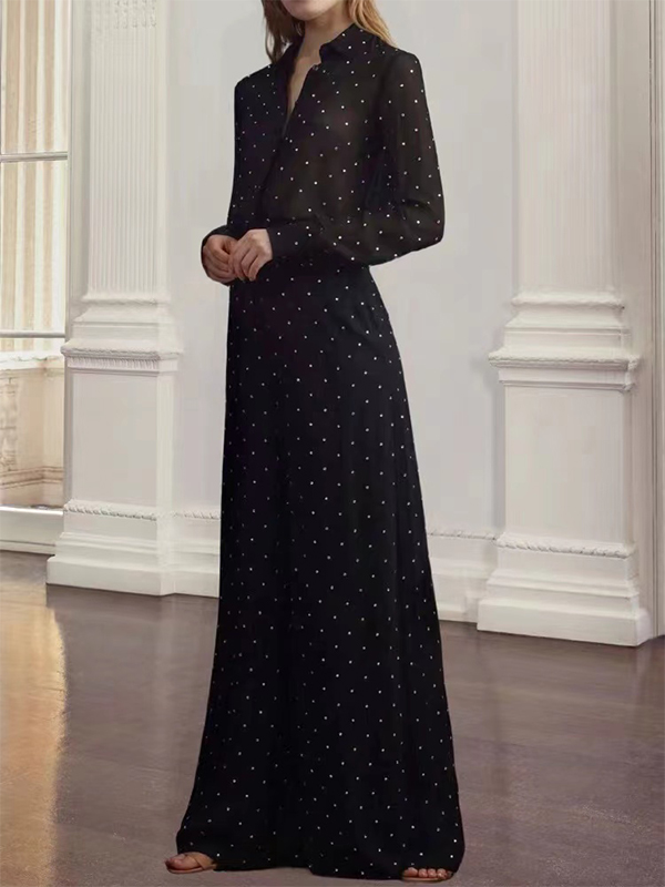Ladies Elegant Fashion Print Dress