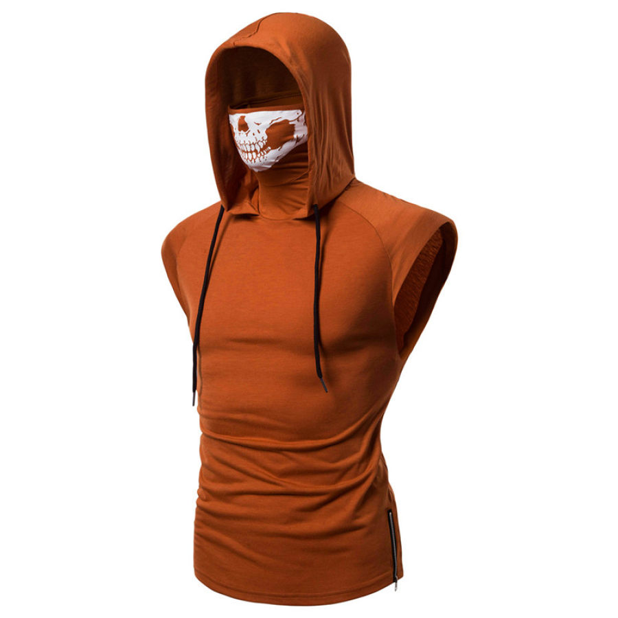 

Performance Hoodie With Face Mask Hooded Sunblock Shirt Sleeveless