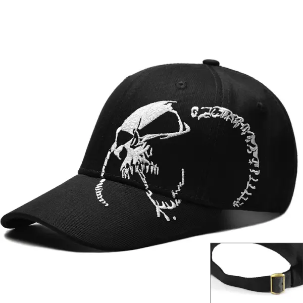 Skull embroidered cap - Leanarea.chimpone.com 