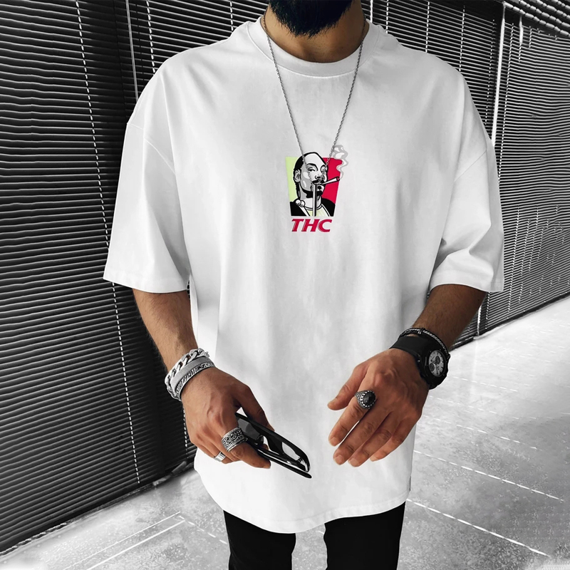 Snoopy Dog Print T shirt