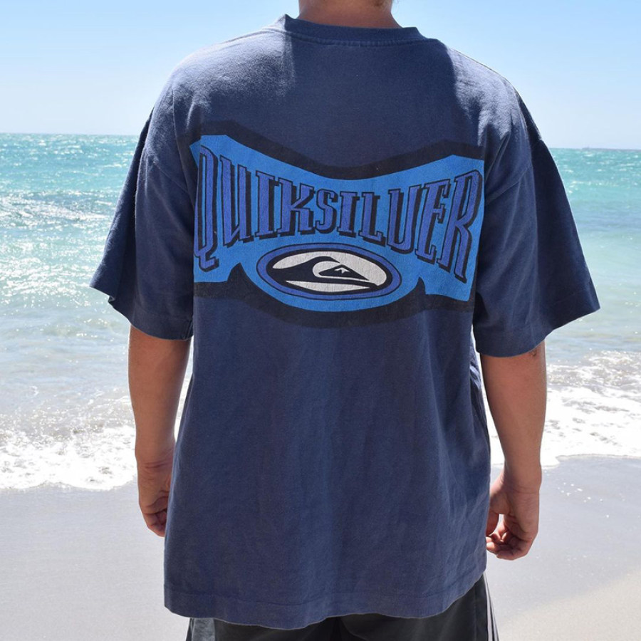 

Casual Round Neck Short Sleeve Printed T-shirt