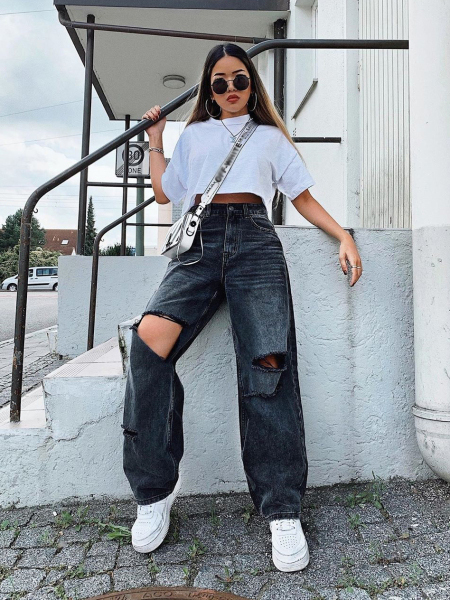 loose casual jeans wj13