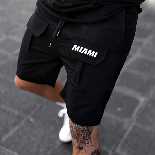 Miami Print Track Shorts