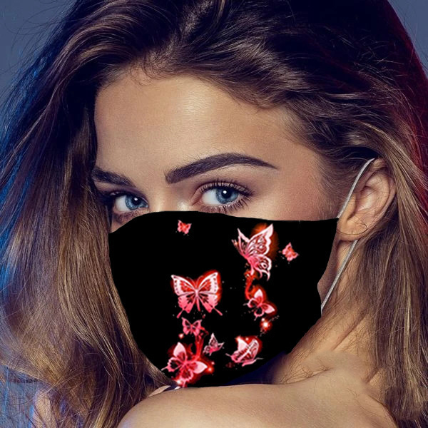 Butterfly Personalized Pattern Printed Protective Mask