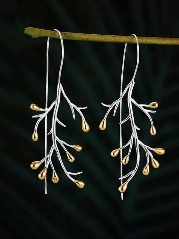 Branch Shape Casual Earrings - Viewbena.com 