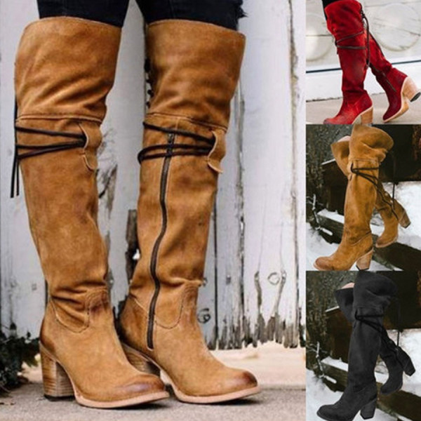 knee high outdoor boots