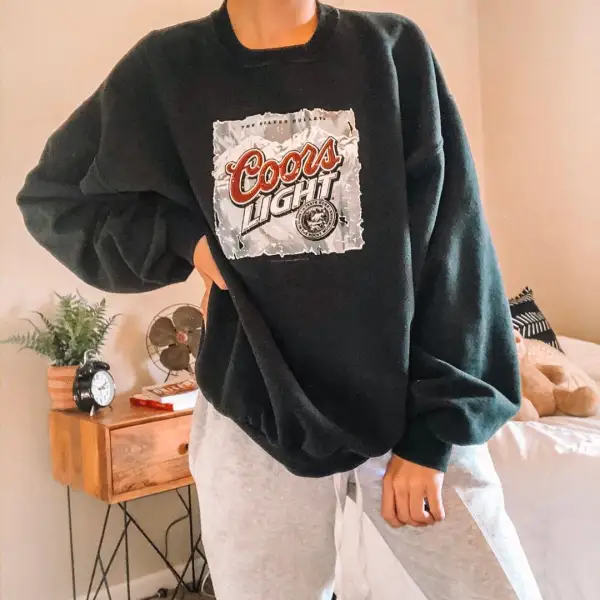 Long Sleeve Casual Basic Sweatshirt - Leanarea.chimpone.com 
