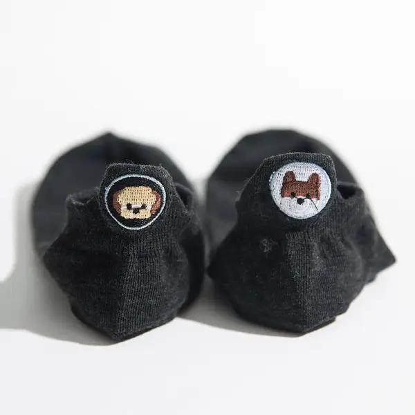 Super Cupte Cartoon Embroidery Breathable Socks - Leanarea.chimpone.com 