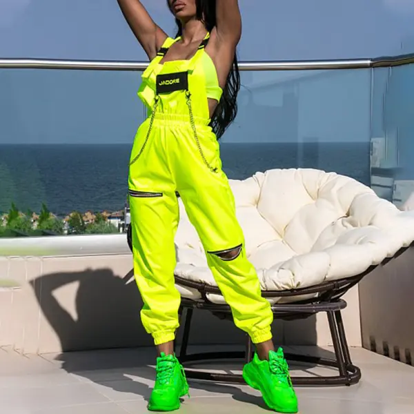 Fashion overalls casual jumpsuit - Leanarea.chimpone.com 