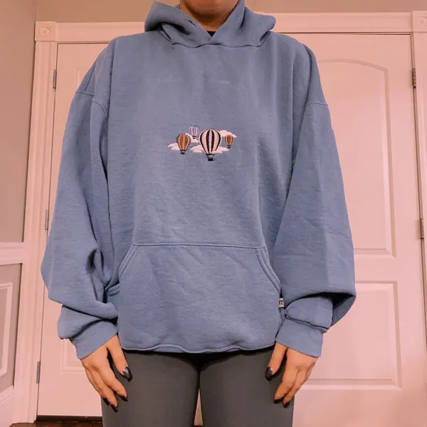 Hooded everyday casual sweatshirt - Leanarea.chimpone.com 