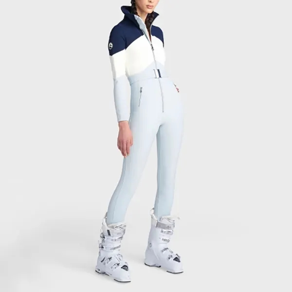 Women's Zip Colorblock Jumpsuit - Leanarea.chimpone.com 