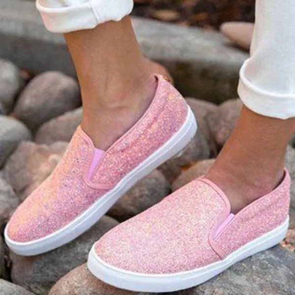 Women's one-pedal fashion sneakers - Leanarea.chimpone.com 