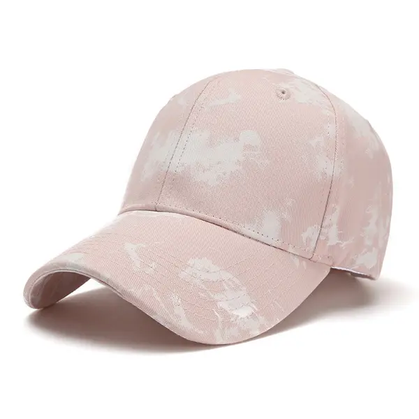 Trend color tie-dye sunscreen couple caps - Leanarea.chimpone.com 