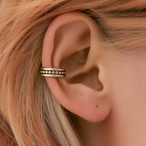 Fashionable personality trendy distressed adjustable ear bone clip - Leanarea.chimpone.com 