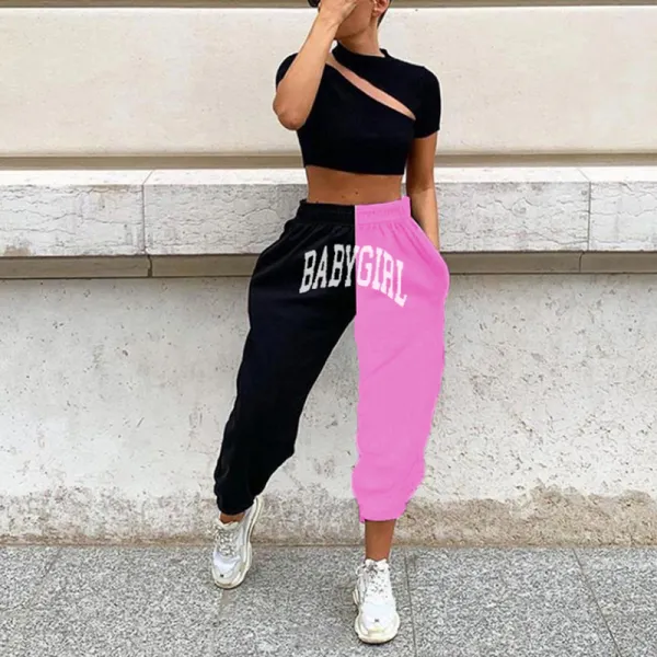 Fashion Loose Fitness Sweatpants - Leanarea.chimpone.com 